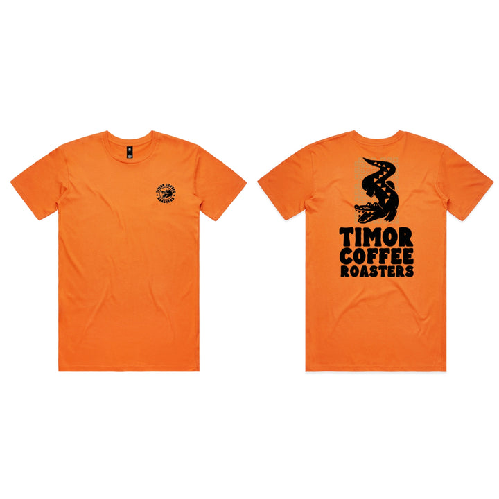 Orange Timor Coffee Roasters croc tee
