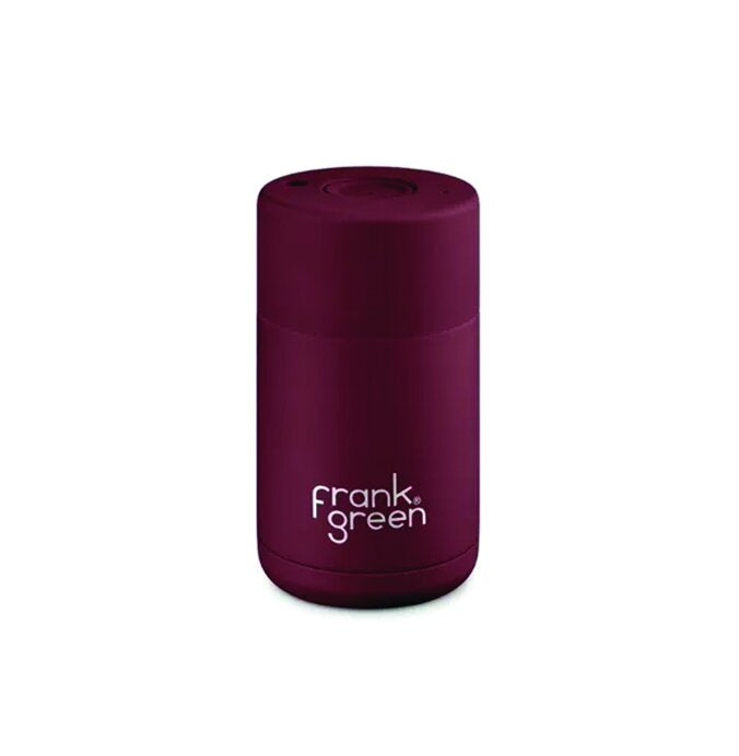 frank green 10oz reusable cup in maroon