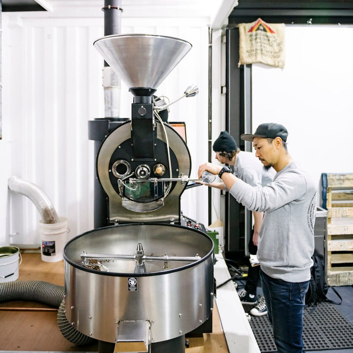coffee roaster roasting specialty coffee beans in melbourne